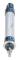 Luftcylinder Pneumatisk Mini 20 mm Borr Dubbelverkande 0,1-0,8 MPa Aluminiumlegering MAL20MAL20x100mm/3,94 tum Slaglängd