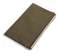 Kontorsorganisatörer med dragkedja och flera fack, perfekt för anteckningsböcker, kort, pennor och daglig förvaring, himmelsblå [HK] Olive Green