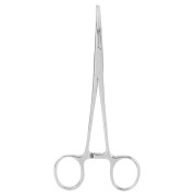Kirurgisk hemostatisk pincett rostfritt stål böjd spets djurhår pincett 16cm
