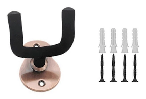 1 Pack Gitarrhängare Väggfäste för Gitarr Hängare Gitarrkrok för Elektrisk Akustisk och Basgitarrer