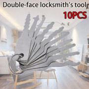 10 Pcs Jiggler Keys Auto Car Lock Etc Stainless Steel Lock Open Repair Keys Kit
