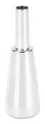 Silver Trumpet Mouthpiece 3C Metal Material Long-lasting Luster Thick Heavy Replaceable Instrument Part