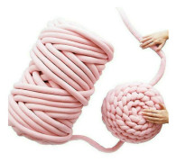 500g/1kg gör-det-själv chunky garn Jumbostickat jättearmstickat filt Tjock vävningsmanual