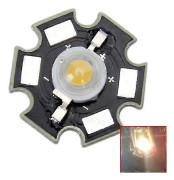 3W Stjärnformad LED-lampa (Vit)