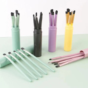 5 Pcs Makeup Brush Sets Convenient Barreled Eye Shadow Brush Facial Lip Brush Facial Makeup Brush