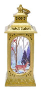 5 st LED juldekoration lyktor med varmt ljus, tomte KLB