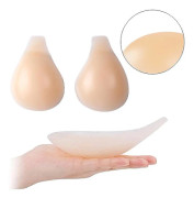 Självhäftande BH Bröstförstärkare Push Up-kuddar Bikini Osynlig Bröstlyft Silikon BH Tejp Hy