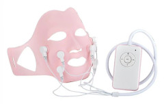 Rött LED-ljus Fotonterapi Gel Mask Ansiktsmassageapparat Med Controller Akupunkt Använd skönhetsapparater