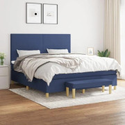 Maison Exclusive - Sängbotten med sängmått Blå 160x200 cm Tyg