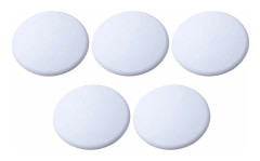 Dörrstopp inomhus - 2 stycken - Utrustad med 3M-lim - Diameter 4cm - vit - Dörrskydd - Silikondörrstopp