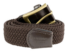 Jack Pyke Mens Countryman Leather Trim Elasticated Waist Belt