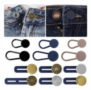 Knapphålsförlängare - 12 stycken - Byxförlängare - 15-17 MM - Silikon - Jeans Byxförlängare - Knappförlängare - Byxknapphålsförlängare