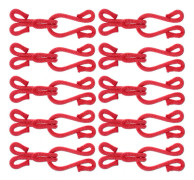 Hook and Eye Fasteners Set Durable Covered Sew-on Snaps for Clothing, Coats, Shirts, DIY Crafts, and Home Projects Easy-to-Install Closures for