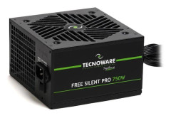 Strömförsörjning - Tecnoware - Free Silent PRO 750 - 750W - Ultra Silent Fläkt - PCI-E och SATA-kontakter