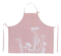 Trädgårdsförkläde i tyg - Rosa - H 110 cm