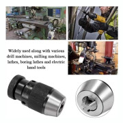 Mt3MT1 MT2 MT3 B10 B12 B16 B18 B22 1 set för borrchuck självspännande borrchuck CNC-maskin (MT2-B22 (5-20MM))