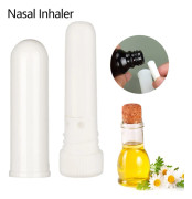Nässinhalatorer - Tomma inhalatorrör - 100-pack - För eteriska oljor - Aromaterapi - Vit