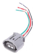 Generatorledningsreparation 3-trådig & kontakt Denso regulator kablage kontakt för Toyota Suzuki 3-stifts bilregulatorkontakt GY