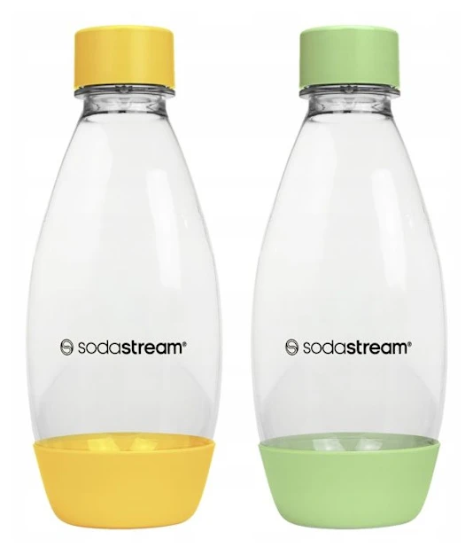 Sodastream Fuse 0,5l 2-pack gröna/gula flaskor