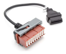 OBD2 - 30-stifts till 16-stifts adapterkabel för OBD-diagnostikenhet, lämplig för äldre Peugeot-, Citroen- och PSA-gruppmodeller