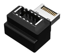 Typ-E Hona till Typ-E Hane Adapter Antikorrosionsdatorkontakt
