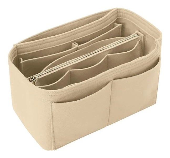 Plånboksorganiserare Insatser Filtväska Organiserare Insatser 5 Storlekar Väskavdelare för Innerfickor Kompatibel med Longchamp Neverful Speedy och Mer!