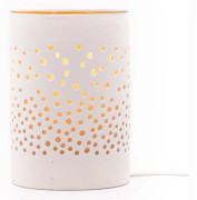 Elektrisk keramisk vaxvärmare, modern prickdesign