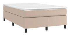 Maison Exclusive - Sängbotten med latte och madrass Cappuccino 120x200 cm