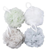 Badsvamp, Dusch Mesh Badboll, 60g Mesh Badboll, Badboll för Dusch, 4-pack