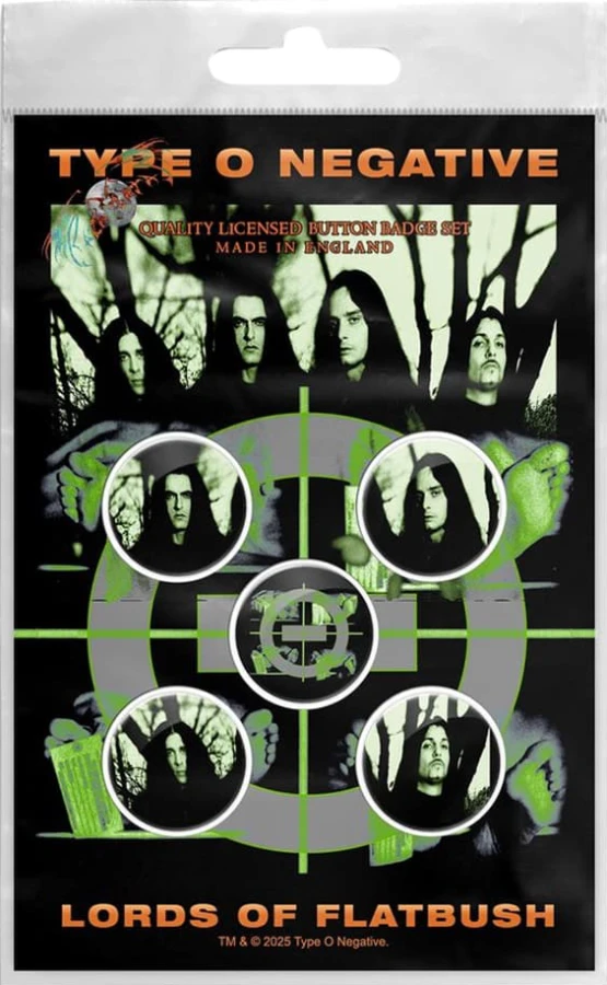 Type O Negative Lords Of Flatbush Pin Button Badge