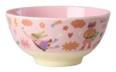 Rice Skål Melamin M Hero (Pink)