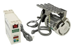 Symaskinsmotor - Borstlös - Justerbar hastighet - Varvtal 500–4500 varv/min - Effekt 600 W - Spänning 220 V - För broderi/industri - Vit