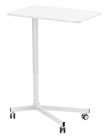 Ståbord, Höjdjusterbart, 74x48x73-112 cm, Rullande, Stål