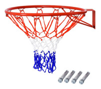 Basketkorg med väderbeständig stålram och nät, 45 cm