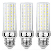 3 stycken 20W LED Majslampor, 150W Ekvivalent Glödlampa, 2300LM, 4000K Neutralvitt, E27 Edison Skruvlampor