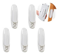 5 stycken - 10,3*4 cm - Självhäftande grenuttagsfäste - Grenuttagshållare fixator - väggklistermärke för uttag
