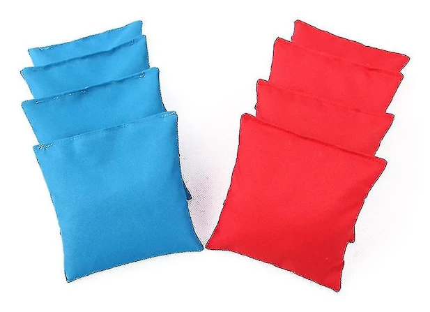 8 st 10x10cm Cornhole Bönpåsar Set Majsfyllda Cornhole Tygpåsar Träningsutrustning För Utomhus Corn Hole Kastspel