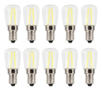 10 st Mini Dimbar E14 LED-lampa 1,5W AC 110V för ljuskrona Vägglampa Hembelysning