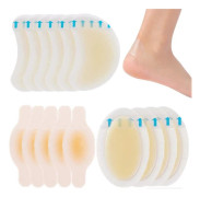 15 Stycken Blåsplåster Osynliga Hydrokolloid Gel Blåsplåster Blåskuddar för Häl Fot Tå och Hudskydd