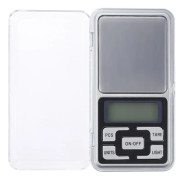 Mini precisionsvåg | kompakt storlek | 0,05 - 500 gram | kräver 2xAAA-batterier (ingår ej)