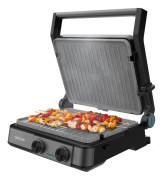 Cecotec Elektrisk Grill Rock’nGrill 2200 Dual 2200W non-stick stål 180º öppning