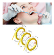3-delat poleringsremsor för tänder Dentalfiler Slipverktyg för djuprengöring av tänder Gul Poleringsverktyg 4 mm x 6 m Rengöringsverktyg för tänder