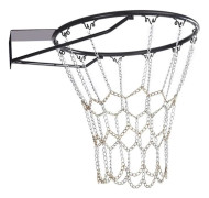 Basketbollnätsersättning Kraftig Galvaniserad Stålkedja Basketbollnät, Hållbar Inomhus