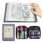 DIY Linen Embroidery Book - Portable Embroidery Book for Beginners