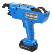 Armeringsbindare - Elektrisk bindpistol - 220 V - Ø 8–34 mm - För bygg & metallbearbetning - Blå