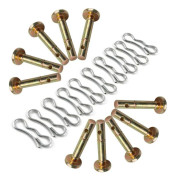 10-pack Cub Cadet ersättningssaxpinnar och sprintar för 738-04124 och 714-04040 MTD snöslungor