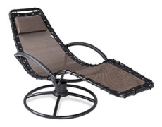 Relaxlounge med gungfunktion, ergonomisk design