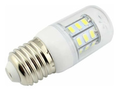 HHF LED-lampor, 1-pack LED majslampa E27 5W 12V 24V Klar och Frostad Energisparlampa 5730 27 LED 86-265V 12 till 24 Volt Lampor HIASDFLS