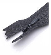 5 st färg osynlig 3 plagg nylon dragkedja kudde dyna kjol byxor sida stängd svans tyg dragkedja 15 # Dark Grey Net length 31cm