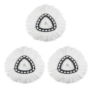 3-pack Spin Mop Ersättningshuvud, Mophuvud Påfyllningar, Mophuvud Ersättning, Moppar Kompatibla Med Golvrengöring, Mikrofiber Mophuvud Ersättning